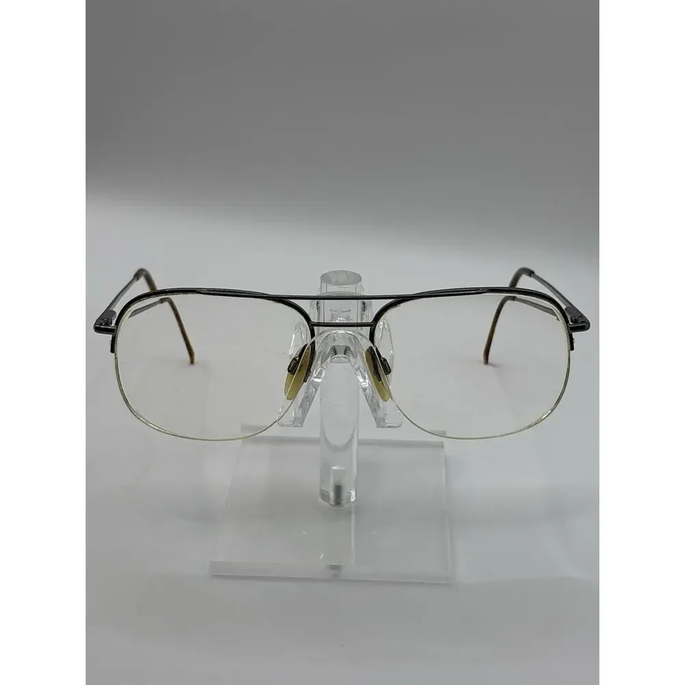Vintage ZEISS HITEC 5670TT Eyeglasses Gunmetal 55-17-145 Frame Japan